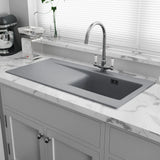 Astini Desire 100 1.0 Bowl Ceramic Kitchen Sink & Waste with Matt Finish Astini