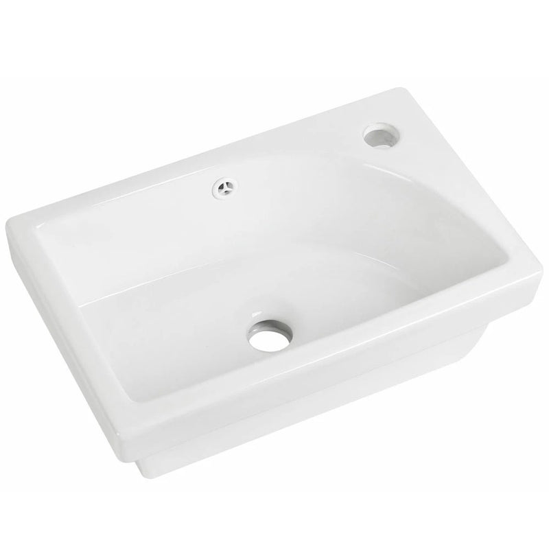 Astini Flauto 455mm White Mini Cloakroom Basin