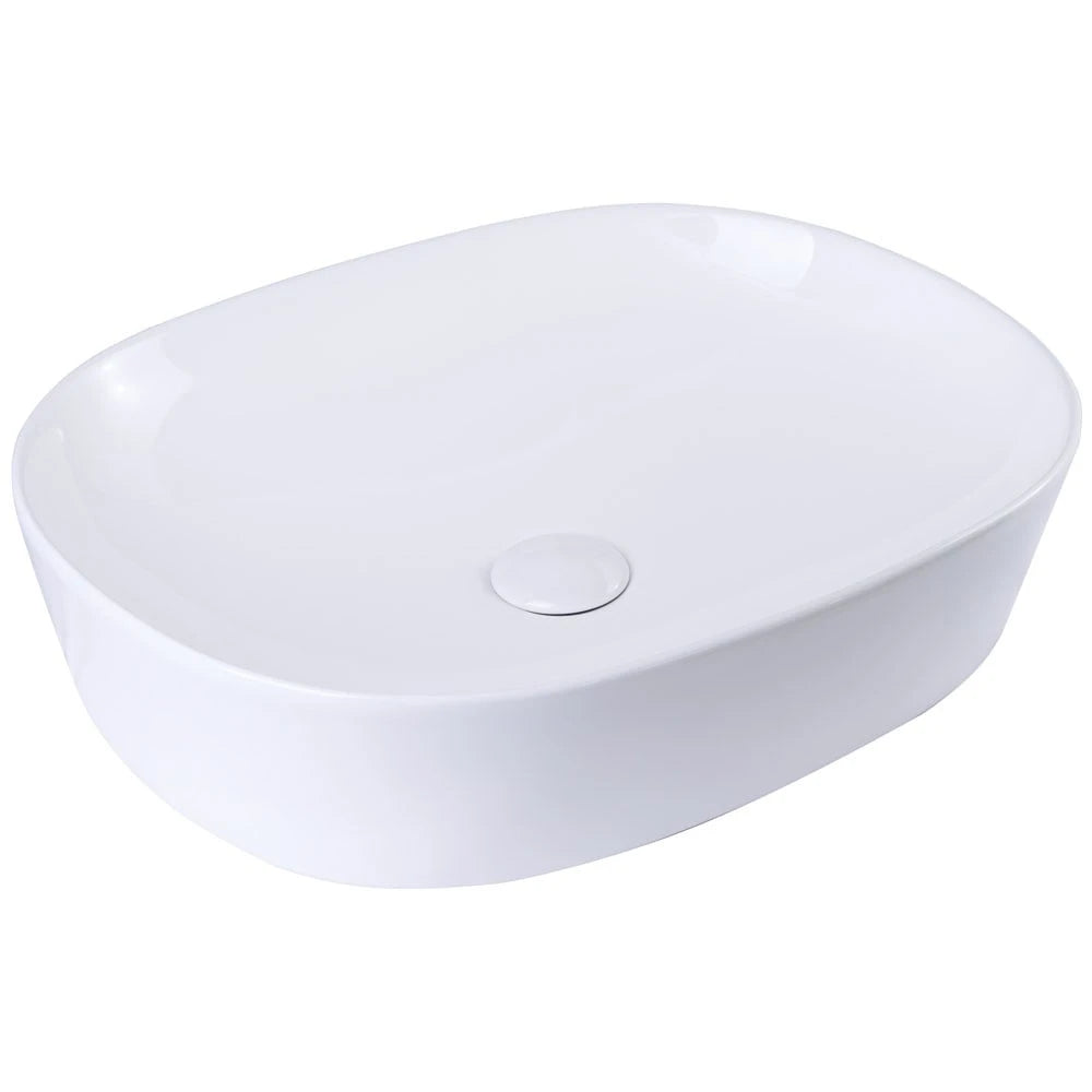 Astini Lucca Oval Counter Top Ceramic Basin 500x380mm Astini