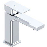Astini Quadrado Chrome Square Eco Basin Mixer Tap & Waste Astini
