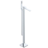 Astini Quadrado Chrome Square Freestanding Bath Tap & Shower Mixer Astini
