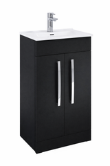 Frontline Aquatrend 600mm 2 Door Floor Standing Vanity Unit & Basin Frontline