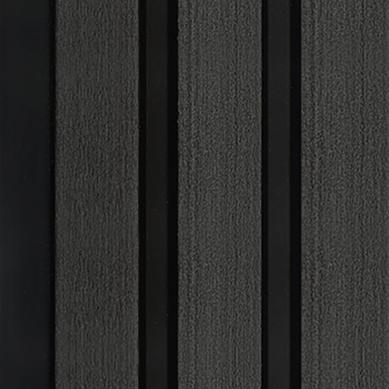 DCD Slat Wall Cladding Panel (233mm) – Charcoal 3D Timber-Effect
