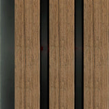 DCD Slat Wall Cladding Panel (233mm) – Natural Oak 3D Timber-Effect