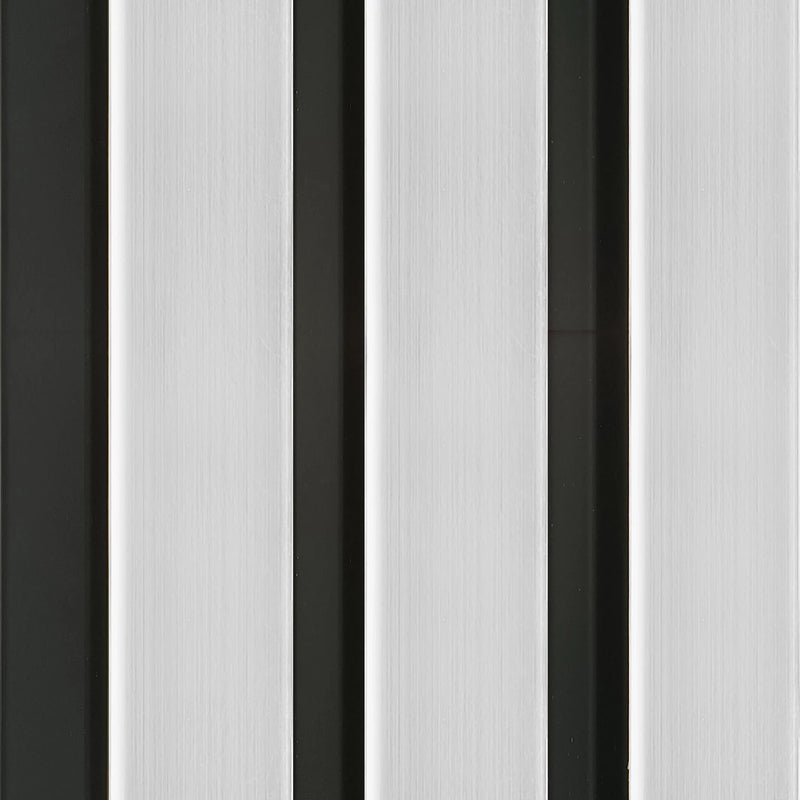 DCD Slat Wall Cladding Panel (233mm) – Silver 3D Timber-Effect