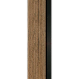 DCD Slat Wall Starter Trim Natural Oak