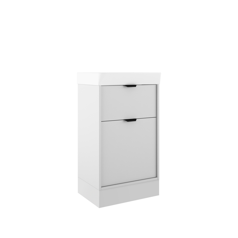 Aqua Midi Floorstanding Unit & Basin 500mm Frontline