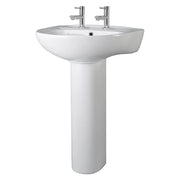 Fresssh Whitney 550mm 2th Basin & Pedestal Primaflow F&P