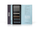 GoPoxy Grout Selection Chart - 9 Indoor & 1 Outdoor Colours