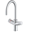 KOGE Hot Water Tap 4 in 1 SWAN PULL OUT SPOUT CHROME PACK KOGE