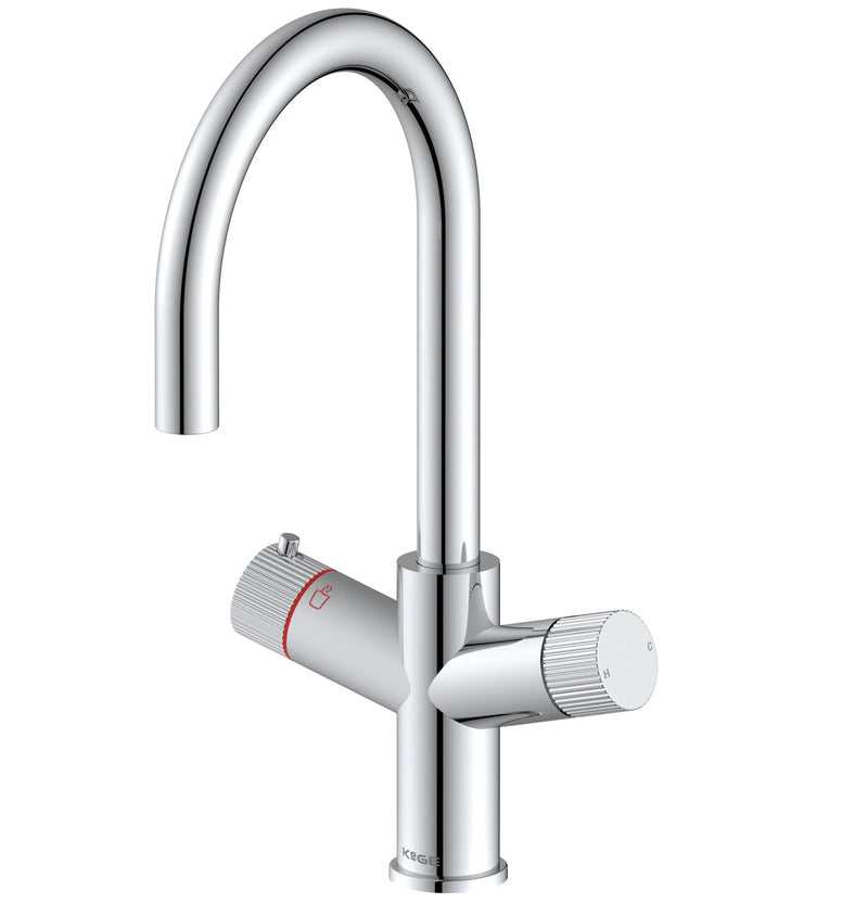 KOGE Hot Water Tap 4 in 1 SWAN PULL OUT SPOUT CHROME PACK KOGE
