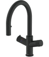 KOGE Hot Water Tap 4 in 1 SWAN PULL OUT SPOUT MATTE BLACK PACK KOGE