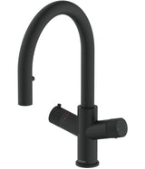 KOGE Hot Water Tap 4 in 1 SWAN PULL OUT SPOUT MATTE BLACK PACK KOGE
