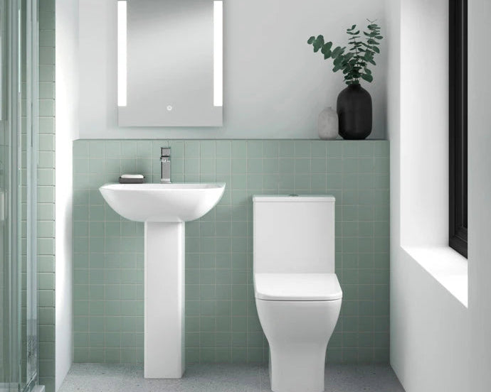 Nuie Ava Rimless Open Back Toilet Set Nuie