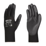 SKYTEC ELEMENTS EMG133 Black Multi Purpose PU Palm Coated Work Gloves (PACK of 120 PAIRS) Mstore