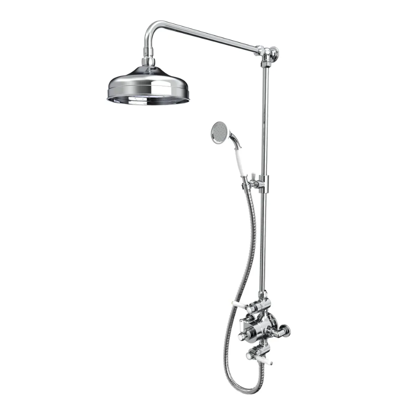 Tavistock Lansdown Dual Function Shower System With Overhead Shower And Handset Tavistock