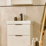 Tavistock Cadence 500 Fluted Wall Mounted Unit + Basin Tavistock