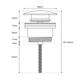 Scudo Universal Basin Waste Scudo