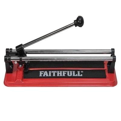 Faithfull Dual Rail Tile Cutter - Cuts to 300mm, 10mm Thick