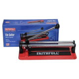 Faithfull Dual Rail Tile Cutter - Cuts to 300mm, 10mm Thick - view 3