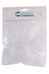 Inventive Creations W49 – Clear PVC Internal Flushpipe Connector Inventive creations