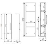 Frontline Aquatrend Tall Unit 350mm - view 6
