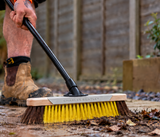 Bulldozer Heavy Duty Utility Broom with Metal Scraper 380mm (15in) BULLDOZER