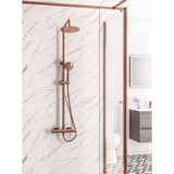 Eastbrook Modern Rigid Riser Shower w/ Handset Eastbrook