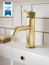 Aqua Mineral Flute Basin Mono with click waste Frontline