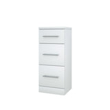 Aqua Classic 350mm 3 Drawer Unit White Gloss Frontline