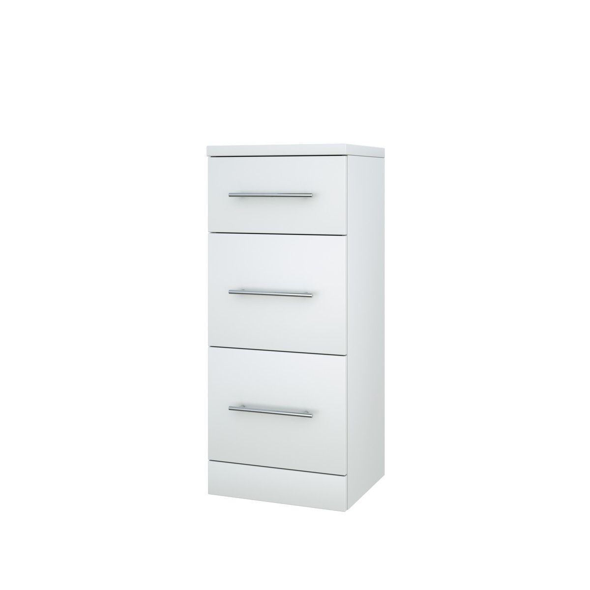 Aqua Classic 350mm 3 Drawer Unit White Gloss Frontline