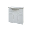 Aqua Classic 750mm Vanity & Basin White Gloss Frontline