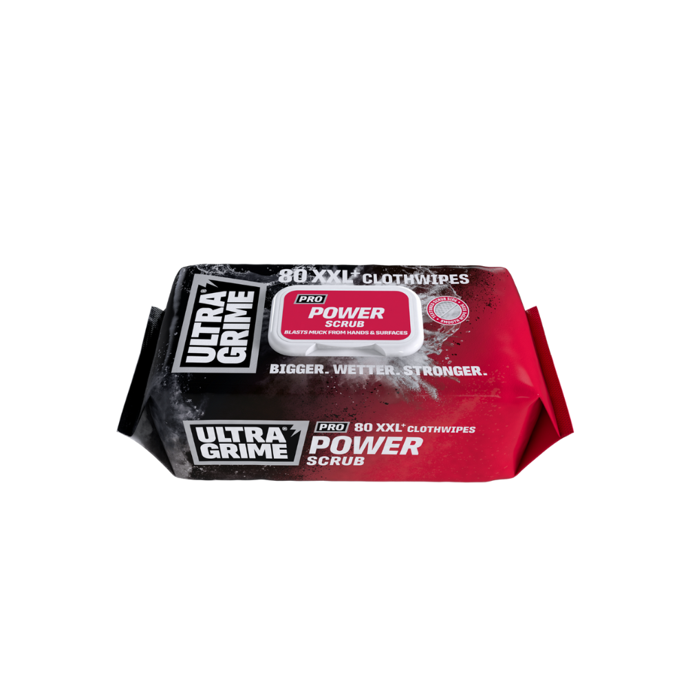 Ultra Grime Power Scrub Wipes XXL 80 Pack UltraGrime